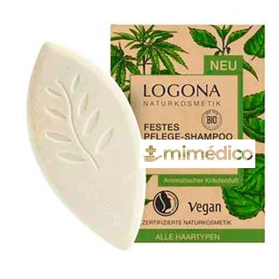CHAMPU SOLIDO CAÑAMO-ORTIGA 60 GR LOGONA