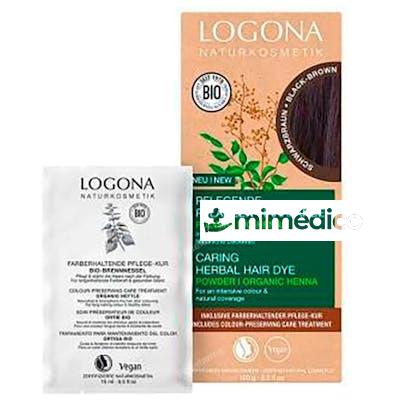 COLORANTE VEGETAL NEGRO MARRON LOGONA