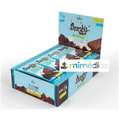 DIET PRIME SNACKIS COMPLEAT BARRITA MAXI CHOCO NEGRO 12 UDS HERBORA