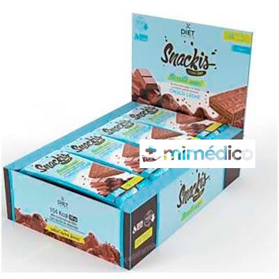 DIET PRIME  SNACKIS COMPLEAT BARRITA MAXI CHOCO LECHE 12 UDS HERBORA