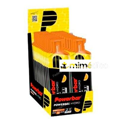 POWERGEL HYDRO ORANGE CAJITA 24 UNID 67ML POWER BAR