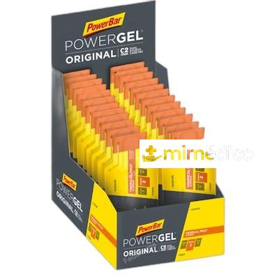 POWERGEL TROPICAL FRUIT CAJITA 24 UNID 41GR POWER BAR