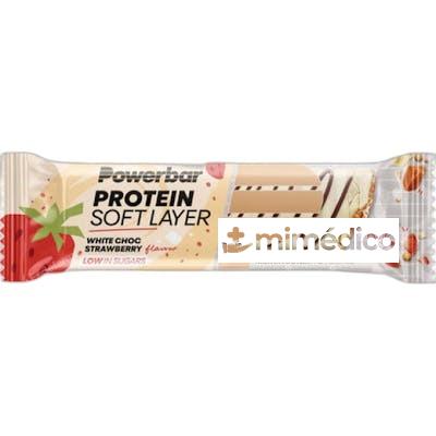 BARRITAS PROTEIN SOFT LAYER CHOCO BL.-FRESA 12UD POWER BAR