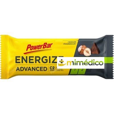 ENERGIZE ADVANCED CHOCOLATE HAZELNUT CAJITA 15BARR POWER BAR