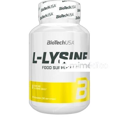 L-LYSINE  - 90 CAPSULAS BIOTECH USA