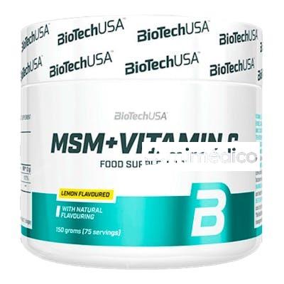 MSM +  VITAMIN C  - 150G BIOTECH USA