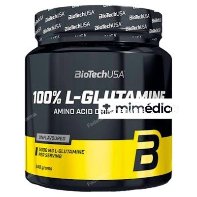 100% L-GLUTAMINE  - 240G BIOTECH USA
