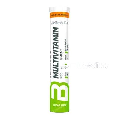 MULTIVITAMIN EFFERVESCENT TABLETS NARANJA 20 COMP BIOTECH USA