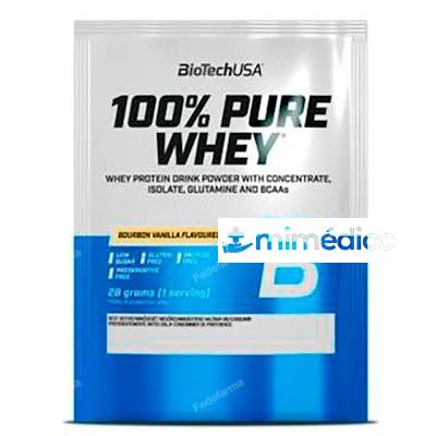 100% PURE WHEY BOURBON VAINILLA - 28G BIOTECH USA