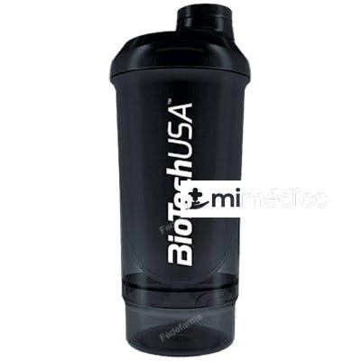 WAVE+ COMPACT SHAKER 500ML (+150ML) PANTHER BLACK BIOTECH USA