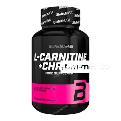 L-CARNITINE + CHROME  - 60 CAPSULAS BIOTECH USA