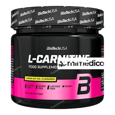 L-CARNITINE DRINK POWDER TE DE LIMON 150G BIOTECH USA