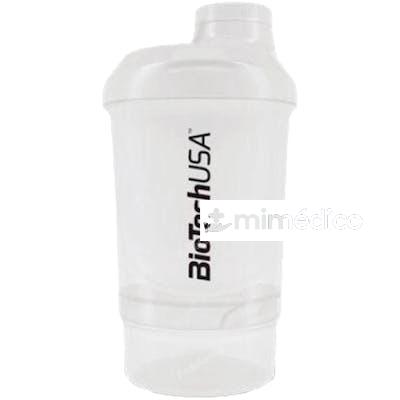 WAVE+ NANO SHAKER 300ML (+150ML) OPAL WHITE BIOTECH USA