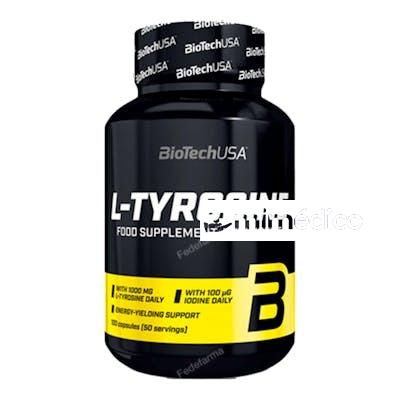L-TYROSINE 500 MG  - 100 CAPSULAS BIOTECH USA