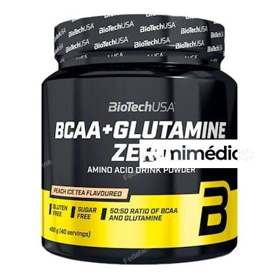 BCAA+GLUTAMINE ZERO LIMON - 480G BIOTECH USA