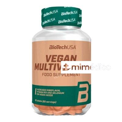 VEGAN MULTIVITAMIN  - 60 COMP BIOTECH USA