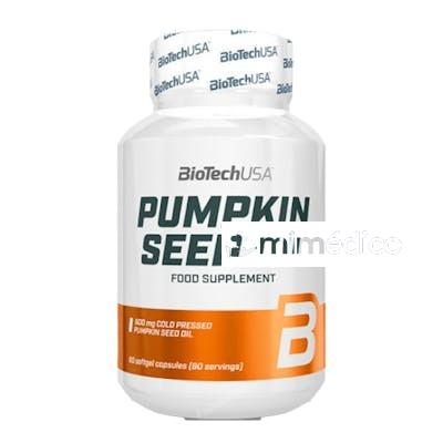 PUMPKIN SEED OIL  - 60 CAPSULAS BIOTECH USA