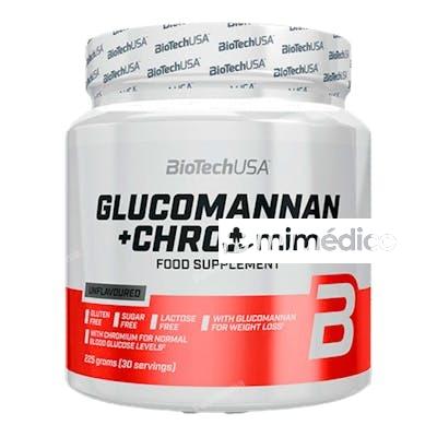 GLUCOMANNAN + CHROMIUM  - 225G BIOTECH USA