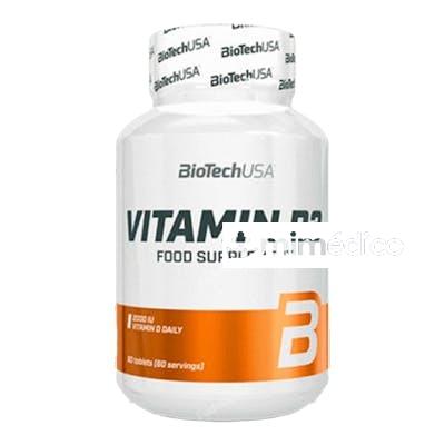 VITAMIN D3 50MCG  - 60 COMP BIOTECH USA