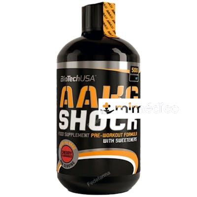 AAKG SHOCK CEREZA - 1000ML BIOTECH USA