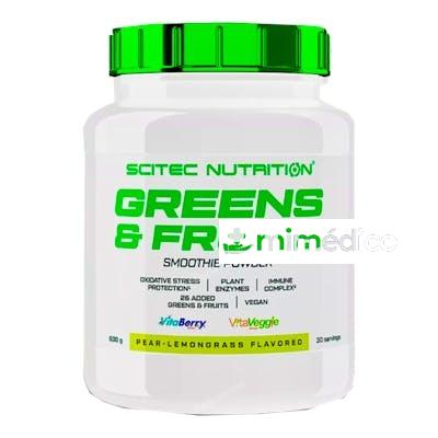 GREENS &AMP; FRUITS 600G PERA-LIMONCILLO SCITEC NUTRITION