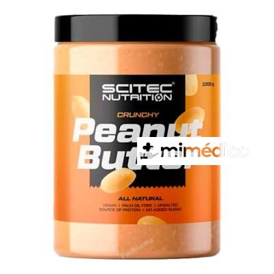 PEANUT BUTTER 1000G CRUNCHY C/ TROZOS DE CACAHUETE SCITEC NUTRITION
