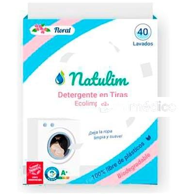 DETERGENTE FLORAL ECO TIRAS 40 TIRAS NATULIM