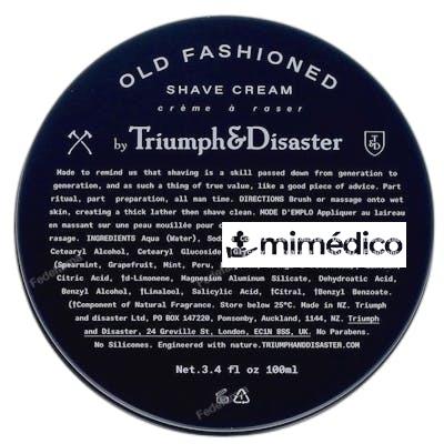 OLD FASHIONED TARRO DE CREMA DE AFEITAR 100 ML NA THRIUMPDISASTER