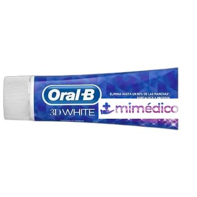 PASTA DENTIFRICA 3D WHITE MENTA REVITALIZANTE 75 ML NA ORAL-B