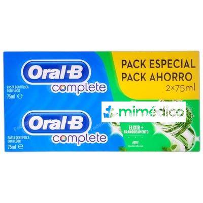 PACK DENTIFRICO BLANQUEANTE 2 EN 1 2X75 ML NA ORAL-B