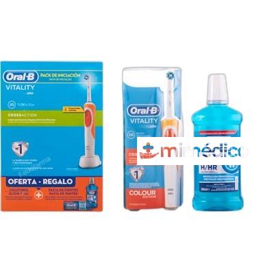 PACK CUIDADO BUCAL VITALITY CROSS ACTION SALUD 3 PIEZAS NA ORAL-B