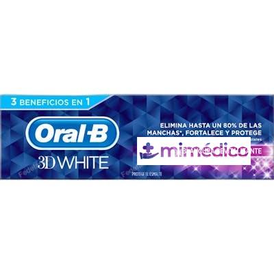 PASTA DENTIFRICA 3D WHITE BLANCURA REVITALIZANTE 75 ML 75 ML ORAL-B