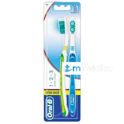 CEPILLO DENTAL SHYNY CLEAN 2 UDS 2 UNIDADES ORAL-B
