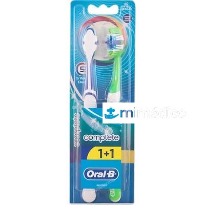 CEPILLO DENTAL 5 FORMAS MEDIO DUPLO 2 PCS NA ORAL-B