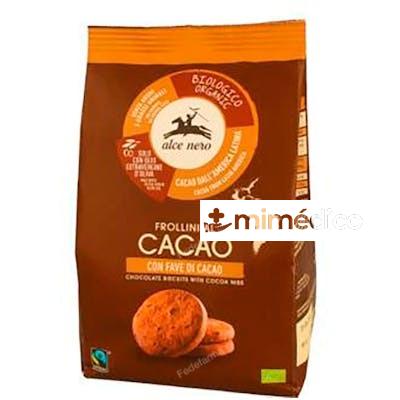 GALLETAS CACAO HABAS CACAO 250 GR BIO ALCE NERO