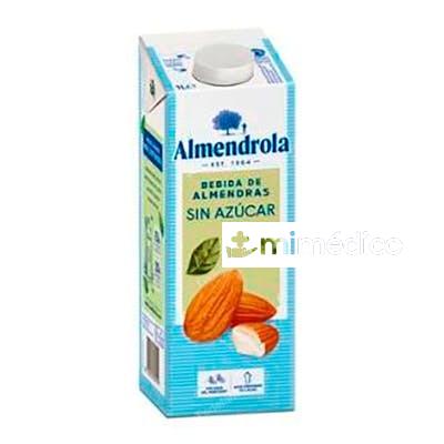 BEBIDA VEGETAL ALMENDRA SIN AZUCAR 1 LT X 6 UDS ALMENDROLA