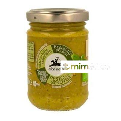 PESTO GENOVES CON ALBAHACA130GR BIO ALCE NERO