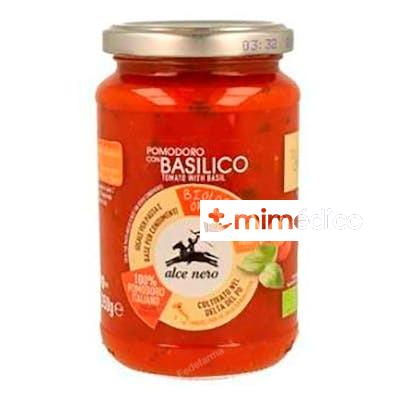 SALSA DE TOMATE CON ALBAHACA 350 GR BIO ALCE NERO