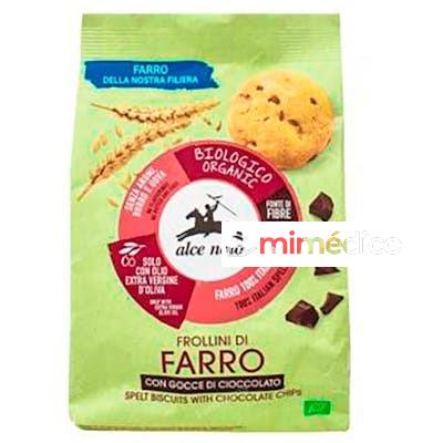 GALLETAS ESPELTA GOTAS CHOCOLATE 300 GR BIO ALCE NERO