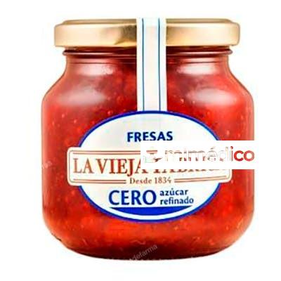 MERMELADA DE FRESA CERO AZUCAR REFINADO 280 GR LA VIEJA FABRICA