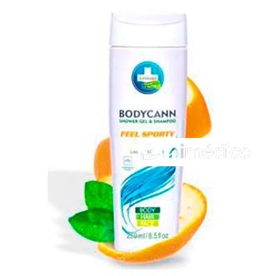 BODYCANN FEEL SPORTY 3 EN 1 GEL CHAMPU CAÑAMO 250 ML VEGAN ANNABIS