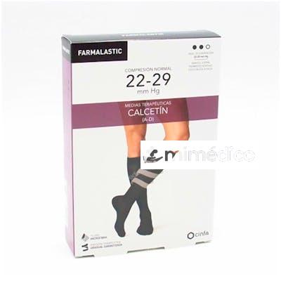 FARMALASTIC CALCETIN NOR T/ EXTRA GRANDE NEGRO FARMALASTIC