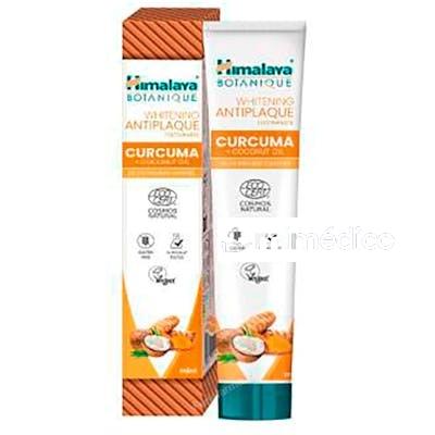 DENTIFRICO BOTANIQUE BLANQ. CURCUMA Y AC COCO 75ML HIMALAYA