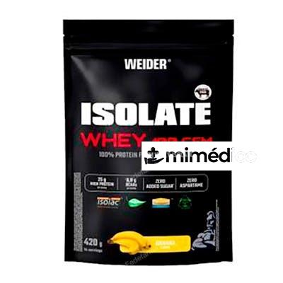 WEIDER ISOLATE WHEY 100 CFM BANANA 420GR. WEIDER