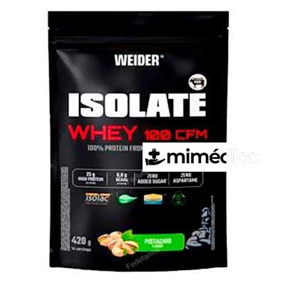 WEIDER ISOLATE WHEY 100 CFM PISTACHIO 420GR. WEIDER