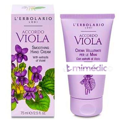 ACORDE VIOLETA CREMA DE MANOS SUAVIZANTE EDICION LIMITADA 75  L´ERBOLARIO