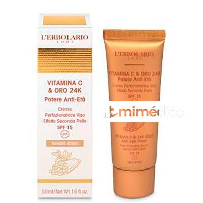 VITAMINAC-ORO CREMA SEGUNA PIEL TONO CLARO 50 ML  L´ERBOLARIO