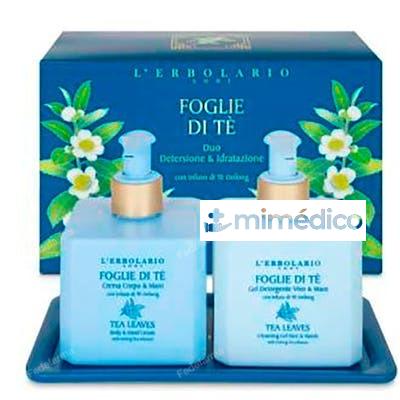 HOJAS DE TE CREMA CUERPO-MANOS+GEL CARA-MANOS 2UDX250 ML  L´ERBOLARIO