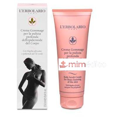 CREMA GOMMAGE LIMPIEZA PROFUNDA EPIDERMIS CUERPO 250 ML L´ERBOLARIO