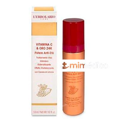 VITAMINAC-ORO CREMA DE CARA INTENSIVA-REDENSIFICANTE 50 ML L´ERBOLARIO